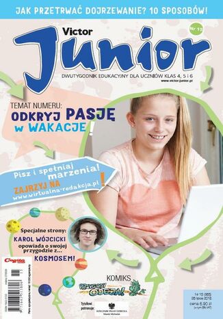 Okładka książki/ebooka Victor Junior nr 15 (365) 26 lipca 2018