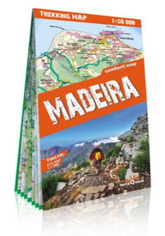 Okładka książki/ebooka Madera (Madeira) laminowana mapa trekkingowa 1:50 000