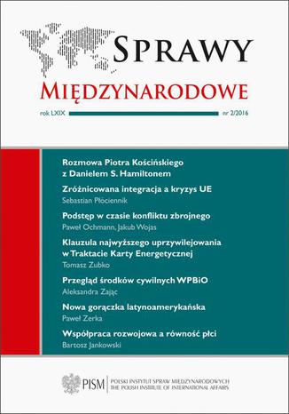 Okładka książki/ebooka Sprawy Międzynarodowe 2/2016