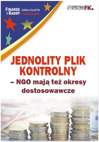 Okładka książki/ebooka Jednolity plik kontrolny - NGO mają też okresy dostosowawcze