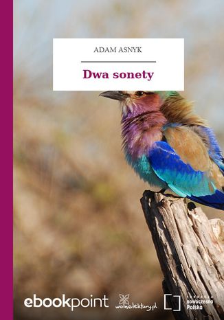 Okładka książki/ebooka Dwa sonety