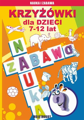 Okładka książki/ebooka Krzyżówki dla dzieci 7-12 lat