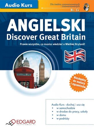 Okładka książki/ebooka Angielski - Discover Great Britain