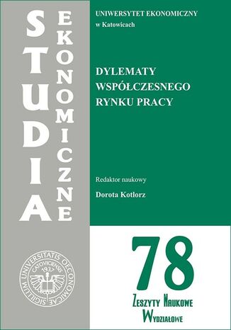 Okładka książki/ebooka Dylematy współczesnego rynku pracy. SE 78