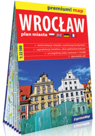 Okładka książki/ebooka Wrocław plan miasta 1:22 500