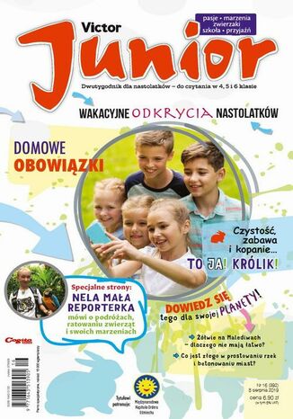 Okładka książki/ebooka Victor Junior nr 16 (392) 8 sierpnia 2019