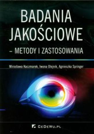Okładka książki/ebooka Badania jakościowe metody i zastosowania