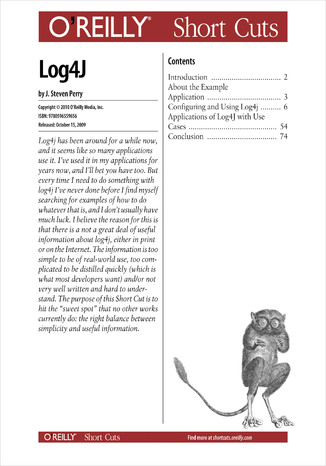 Okładka książki/ebooka Log4J