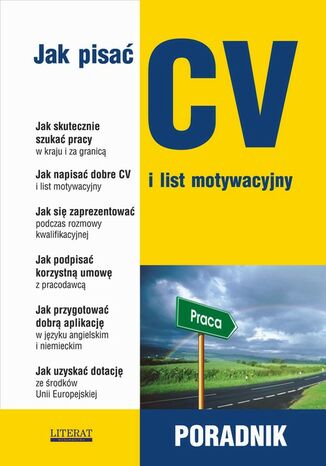 Okładka książki/ebooka Jak pisać CV i list motywacyjny. Poradnik