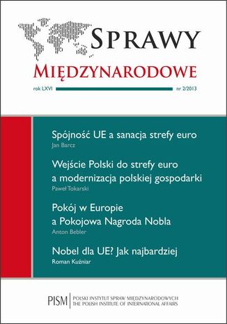 Okładka książki/ebooka Sprawy Międzynarodowe nr 2/2013