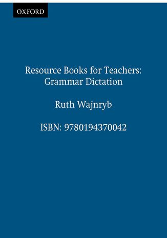 Okładka książki/ebooka Grammar Dictation - Resource Books for Teachers
