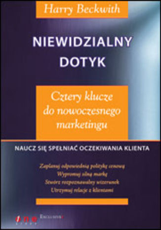 Okładka książki/ebooka Niewidzialny dotyk. Cztery klucze do nowoczesnego marketingu