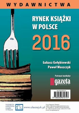 Okładka książki/ebooka Rynek książki w Polsce 2016. Wydawnictwa