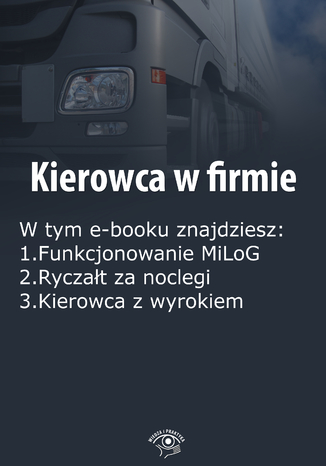 Okładka książki/ebooka Kierowca w firmie, wydanie listopad 2015 r
