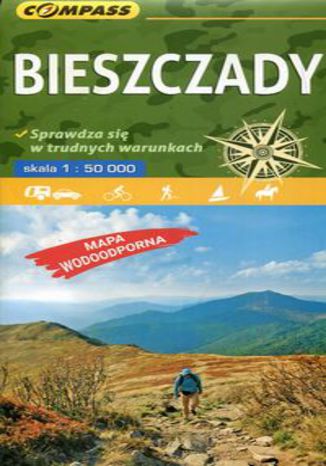 Okładka książki/ebooka Bieszczady mapa syntetyczna 1:50 000