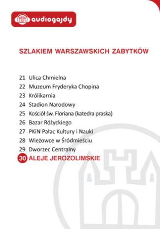 Okładka książki/ebooka Aleje Jerozolimskie. Szlakiem warszawskich zabytków