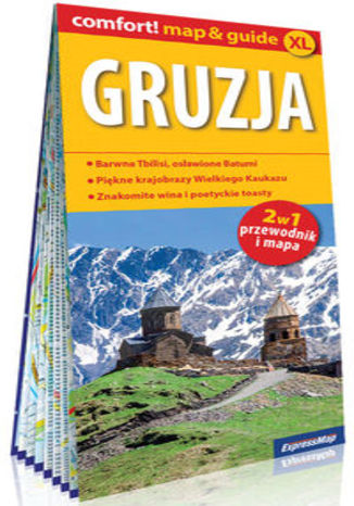 Okładka książki/ebooka Gruzja laminowany map&guide XL (2w1: przewodnik i mapa)