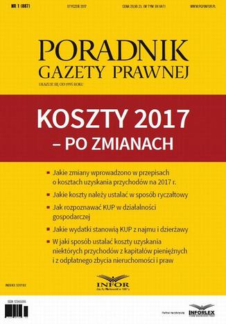 Okładka książki/ebooka PGP 1/2017 Koszty 2017 po zmianach