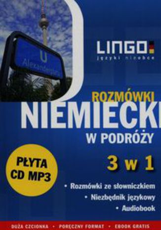Okładka książki/ebooka Niemiecki w podróży Rozmówki 3 w 1 + CD