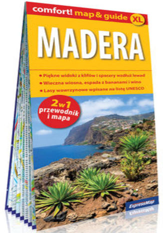 Okładka książki/ebooka Madera laminowany map&guide XL 2w1: przewodnik i mapa