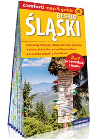 Okładka książki/ebooka Beskid Śląski 2w1 przewodnik i mapa