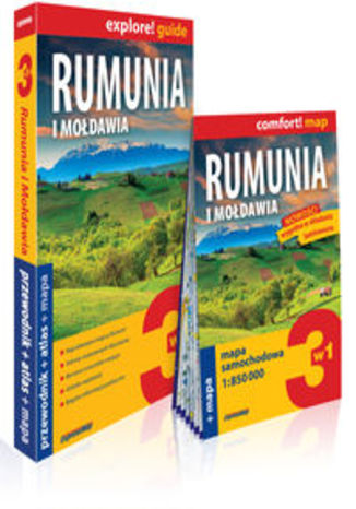 Okładka książki/ebooka Rumunia 3w1 przewodnik + atlas + mapa