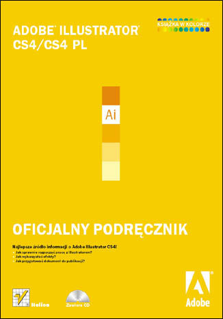 Okładka książki/ebooka Adobe Illustrator CS4/CS4 PL. Oficjalny podręcznik