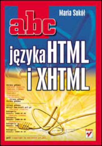 ABC języka HTML i XHTML Maria Sokół - okładka audiobooks CD