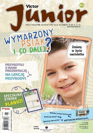 Okładka książki/ebooka Victor Junior nr 5 (355) 8 marca 2018