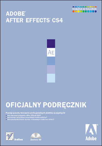 Okładka książki/ebooka Adobe After Effects CS4. Oficjalny podręcznik