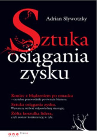 Sztuka osigania zysku Adrian Slywotzky - okadka audiobooks CD
