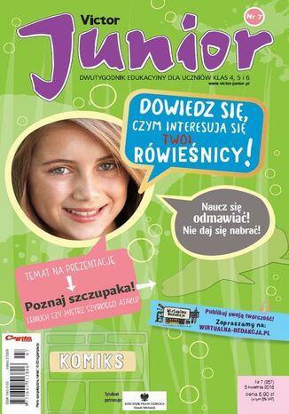 Okładka książki/ebooka Victor Junior nr 7 (357) 5 kwietnia 2018