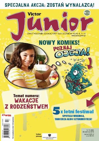 Okładka książki/ebooka Victor Junior nr 13 (363) 28 czerwca 2018