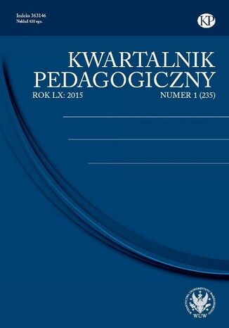 Okładka książki/ebooka Kwartalnik Pedagogiczny 2015/1 (235)