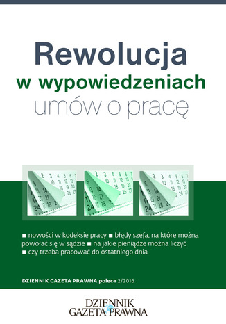 Okładka książki/ebooka Rewolucja w wypowiedzeniach umów o pracę