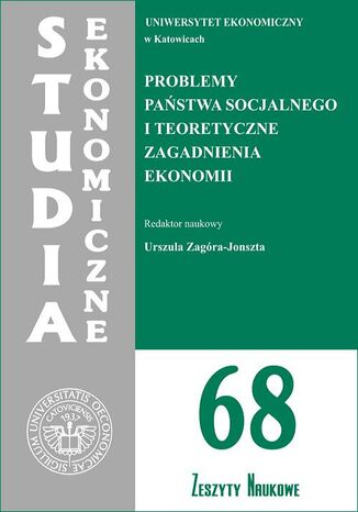 Okładka książki/ebooka Problemy państwa socjalnego i teoretyczne zagadnienia ekonomii. SE 68