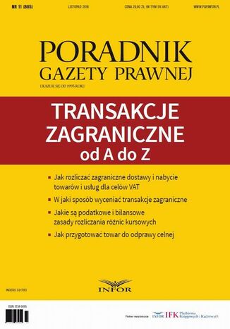 Okładka książki/ebooka Transakcje zagraniczne od A do Z