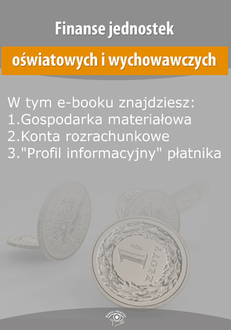 Okładka książki/ebooka Finanse jednostek oświatowych i wychowawczych, wydanie wrzesień 2015 r