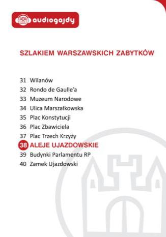 Okładka książki/ebooka Aleje Ujazdowskie. Szlakiem warszawskich zabytków
