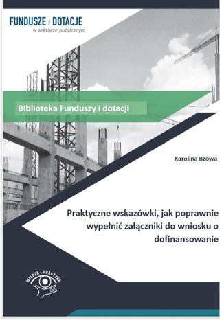 Okładka książki/ebooka Praktyczne wskazówki, jak poprawnie wypełnić załączniki do wniosku o dofinansowanie