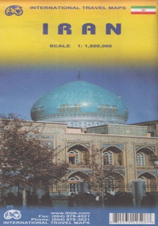 Okładka książki Iran. Mapa ITMB 1:1 800 000
