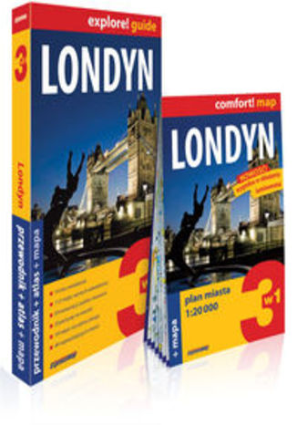 Okładka książki/ebooka Londyn 3w1 przewodnik + atlas + mapa