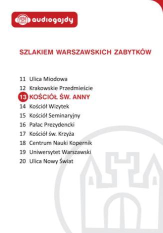Okładka książki/ebooka Kościół św. Anny. Szlakiem warszawskich zabytków