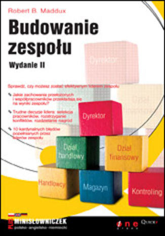 Budowanie zespou. Przygotowywanie i prowadzenie szkole outdoor Rafa Szczepanik - okadka audiobooks CD