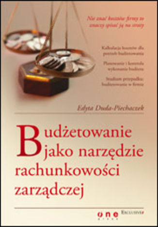Budetowanie jako narzdzie rachunkowoci zarzdczej Edyta Duda-Piechaczek - okadka audiobooka MP3
