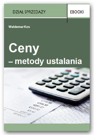 Okładka książki/ebooka Ceny metody ustalania
