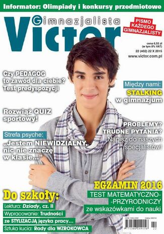 Okładka książki/ebooka Victor Gimnazjalista nr 22 (402)