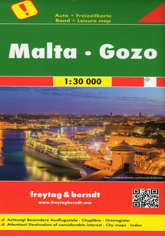 Okładka książki/ebooka Malta, Gozo, 1:30 000 Freytag&Berndt