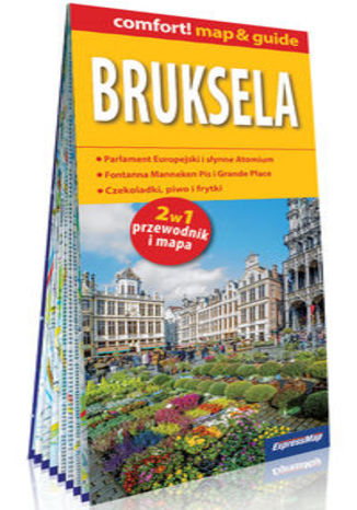 Okładka książki/ebooka Bruksela 2w1: przewodnik i mapa