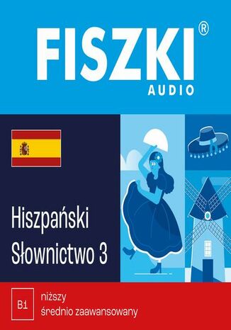 Okładka książki/ebooka FISZKI audio - j. hiszpański - Słownictwo 3
